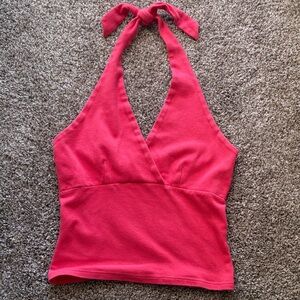 Hot Pink Halter Top